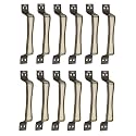 Chitra Jazz Series Stainless Steel Door/Cabinet Handles Pack of 12 (6 Inch, Antique Marvel)