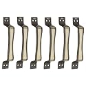 Chitra Jazz Series Stainless Steel Door/Cabinet Handles Pack of 6 (6 Inch, Antique Marvel)