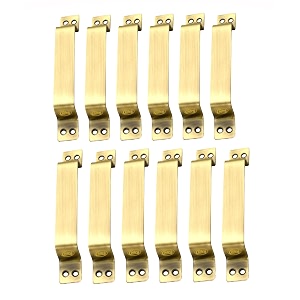 chitra wave stainless steel doorcabinet handles pack of 12 6 inch antique brass pull handle
