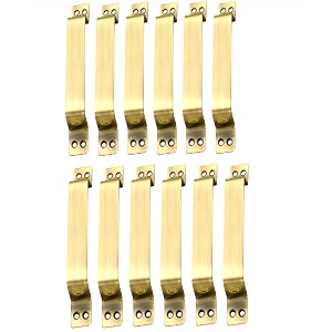 chitra wave stainless steel doorcabinet handles pack of 12 8 inch antique brass pull handle