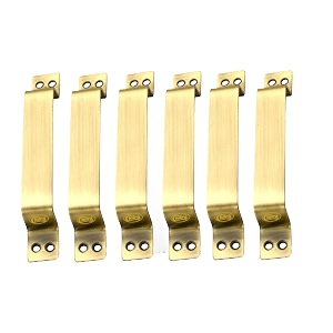 chitra wave stainless steel doorcabinet handles pack of 6 6 inch antique brass pull handle