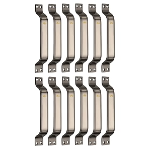 chitra wave stainless steel doorcabinet handles pack of 12 8 inch antique marvel