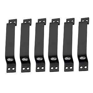 chitra wave stainless steel doorcabinet handles pack of 6 6 inch black pull handle