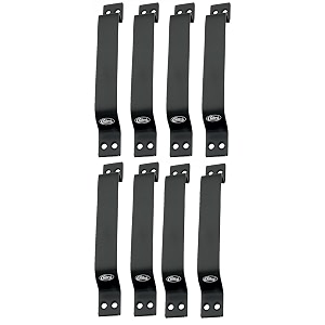 chitra wave stainless steel doorcabinet handles pack of 8 8 inch black pull handle