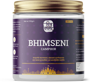 chitrashila bhimseni camphor 100 pure  natural for puja aromatherapy  air purification