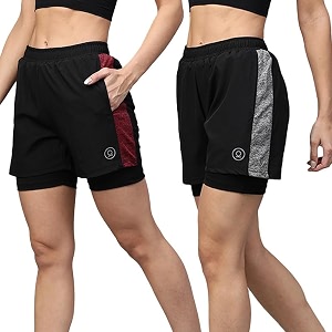 CHKOKKO Double Layered Sports Combo Gym Workout