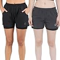 CHKOKKO Double Layered Sports Combo Gym Workout