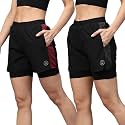 CHKOKKO Double Layered Sports Combo Gym Workout