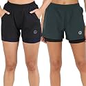 CHKOKKO Double Layered Sports Combo Gym Workout