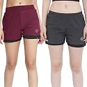 CHKOKKO Double Layered Sports Combo Gym Workout