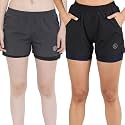 CHKOKKO Double Layered Sports Combo Gym Workout