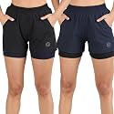 CHKOKKO Double Layered Sports Combo Gym Workout