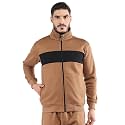 CHKOKKO Fleece Men Winter Sports Running Zipper Collared Neck Stylish Jacket