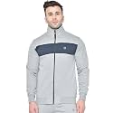 CHKOKKO Fleece Men Winter Sports Running Zipper Collared Neck Stylish Jacket