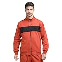 CHKOKKO Fleece Men Winter Sports Running Zipper Collared Neck Stylish Jacket