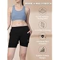 CHKOKKO Gym Shorts for Women Workout Sports Running Quick Dry Fit Double Layer Inner Compression with Pockets Breathable Lightweight Wear