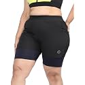 CHKOKKO Gym Shorts for Women Workout Sports Running Quick Dry Fit Double Layer Inner Compression with Pockets Breathable Lightweight Wear