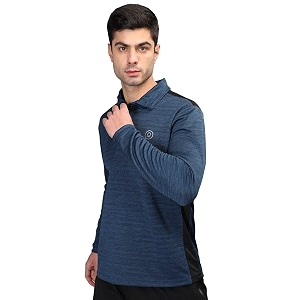 chkokko men39s polyester regular fit gym full sleeves polo t-shirt