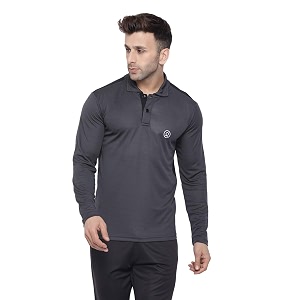 chkokko men39s polyester regular fit gym full sleeves polo t-shirt