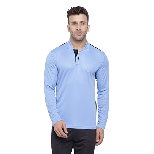 chkokko men39s polyester regular fit gym full sleeves polo t-shirt