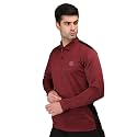 CHKOKKO Gym T Shirts for Men Workout with Round Crew Neck Dry Fit Breathable Sports Full Sleeve T Shirt for Man Running Training Activewear Tshirt