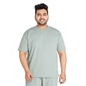 CHKOKKO Men39s Plus Size Terry Cotton Loose