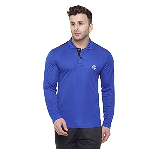 chkokko men39s polyester regular fit gym full sleeves polo t-shirt