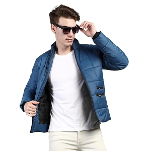 chkokko men39s winter quilted jacket indigo xl