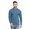 CHKOKKO Men's Cotton Blend Regular Fit Polo T-Shirt