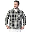 CHKOKKO Men39s Tweed Winter Shacket Stylish Flannel