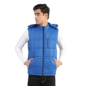 chkokko men39s winter quilted jacket royalblue size m
