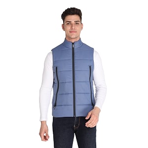 chkokko men39s winter quilted jacket denim size m