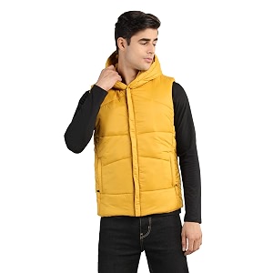 chkokko men39s winter quilted jacket mustard size l