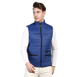 chkokko men39s winter quilted jacket royal blue size s