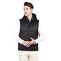 CHKOKKO Men's Winter Quilted Jacket Black Size M
