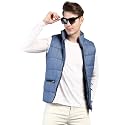 CHKOKKO Men's Winter Quilted Jacket Beige Size XXL
