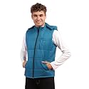 CHKOKKO Men's Winter Quilted Jacket RoyalBlue Size XXL