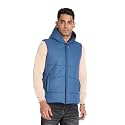 CHKOKKO Men's Winter Quilted Jacket Indigo Size M