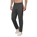 CHKOKKO Men Casual Track Pant Gym Workout Lower with Pocket Anthra M