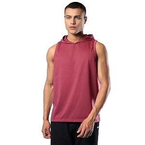 chkokko sleeveless hooded t shirts gym vest for men workout solid premium cotton blend tank top for man running vest sando gym wear lightweight breathable casual summer wear boys