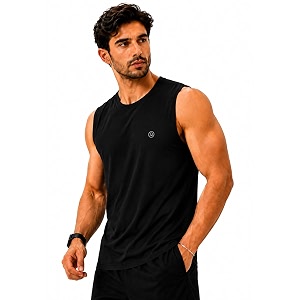 chkokko sleeveless t shirts gym vest for men workout premium cotton blend
