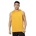 CHKOKKO Sleeveless Hooded T Shirts Gym Vest for Men Workout Solid Premium Cotton Blend Tank Top for Man Running Vest Sando Gym Wear Lightweight Breathable Casual Summer Wear Boys