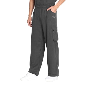 CHKOKKO Men Mid Rise Plus Casual Regular