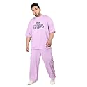 CHKOKKO Men Plus Size Printed Casual Summer