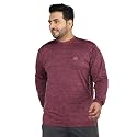 CHKOKKO Mens Plus Size Round Neck Full