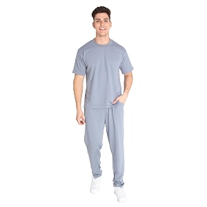 chkokko men training suit cotton polyester solid track suit co-ord sets