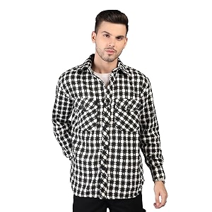 CHKOKKO Mens Polyester Regular Jacket