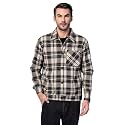 CHKOKKO Men39s Tweed Winter Shacket Stylish Flannel