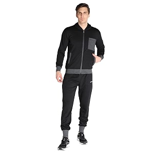 chkokko men winter track suit hooded zipper set