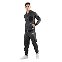 CHKOKKO Men Winter Track Suit Hooded Zipper Set